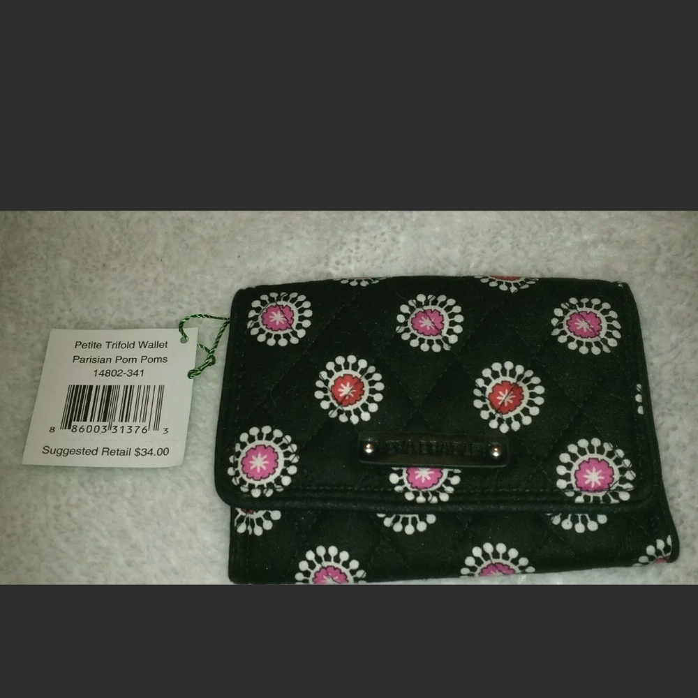 Vera bradley petite trifold wallet
